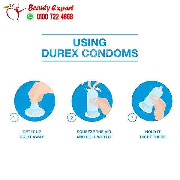 واقي ديوركس فراولة لزيادة المتعة durex strawberry condoms - عدد 3 واقيات ذكرية - Image 3