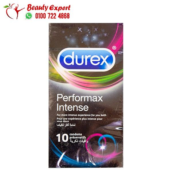 واقي ديوريكس بيرفورماكس انتنس 10 قطع - durex condom performax intense 10 condom