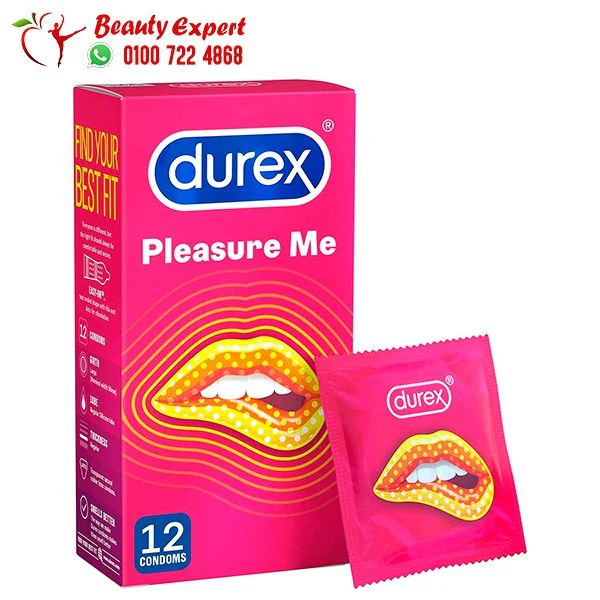ديوريكس بليجر مي 12 واقي ذكري - durex pleasure me 12 condoms